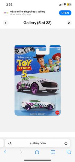 HOT WHEELS SILVER SERIES DISNEY TOY STORY 5 BUZZ LIGHTYEAR GRAND CROSS
