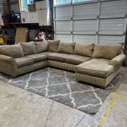 Large  Beige Sectional Sofa - Great Condition!