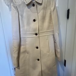 Women’s JCrew double cloth coat size 4