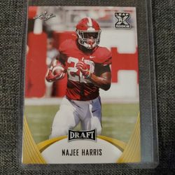 Najee Harris Gold Leaf Rookie Card
