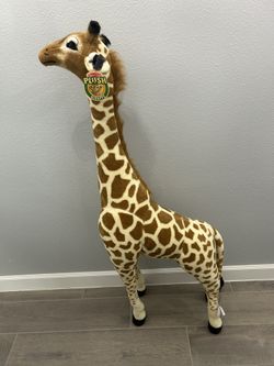 58 Inch Tall Plush Stuffed Giraffe 