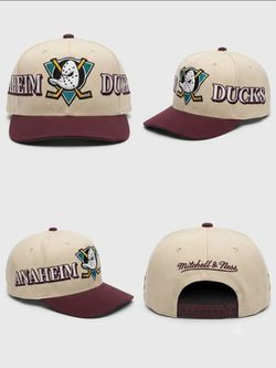 Mitchell & Ness Anaheim Ducks Across the Board Retro Snapback Hat
