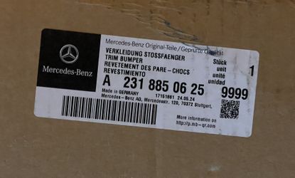 Mercedes Benz SL400 SL550 231-885-06-25-9999 Exchange Trim Bumper Cover