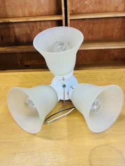 Westinghouse White 3-Light Ceiling Fan Light Kit