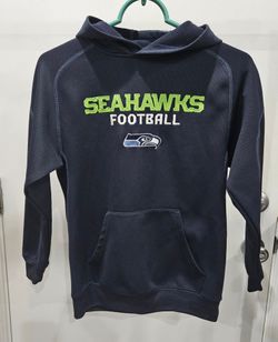 NFL Team Apparel Kid's Med Seattle Seahawks Football Hoodie