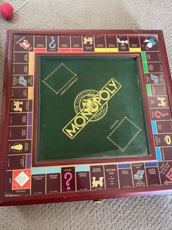 Franklin mint gold edition monopoly game set 1991 gold plated player pieces
