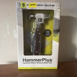HammerPlus Hammer/Pliers/Wrench Multi Tool - New