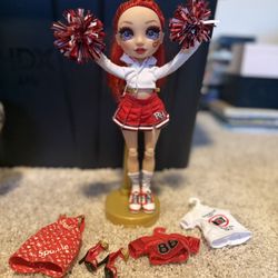 Ruby Anderson Cheerleader Rainbow High Doll