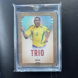 2025 Futera Unique Ronaldo TRIO Gold Frame 1/1 Brazil