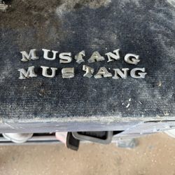 Classic Ford Mustang Body Letters. Cheap $10 