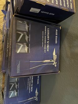 LUXURY 12” RAINFALL SHOWER HEADS