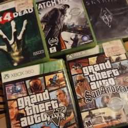 Xbox 360 Games 5for$35