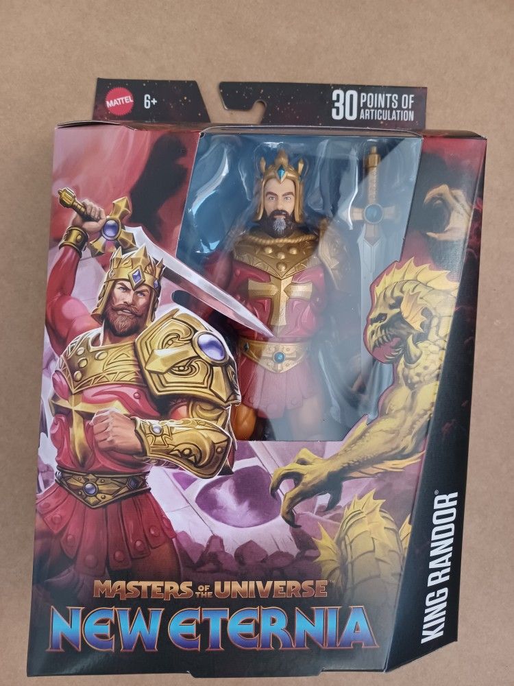 MOTU Masters of the Universe Masterverse New Eternia KING RANDOR Figure
