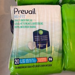 4 packs of adult diapers.