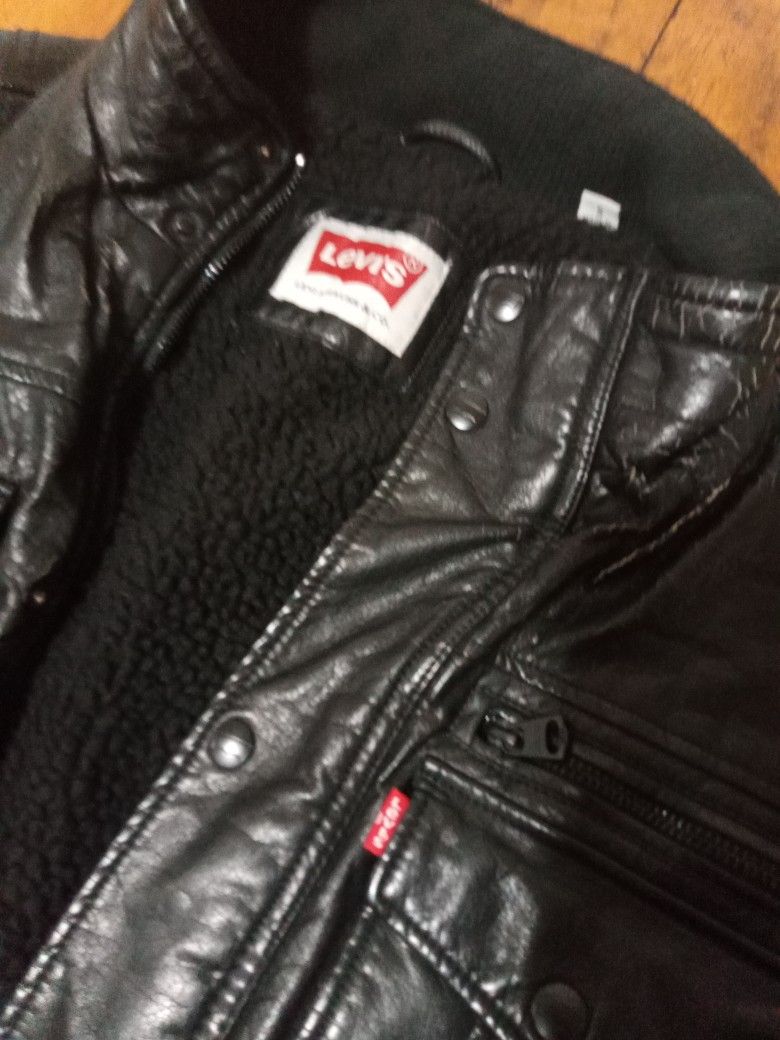 Levi Strauss Leather Jacket 