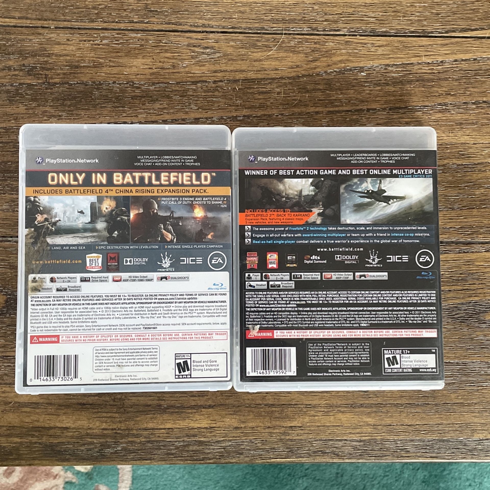 Battlefield 4 and 5 (PS3) for Sale in Santa Ana, CA - OfferUp