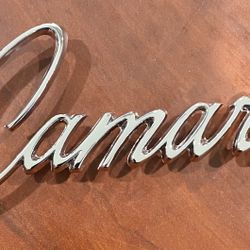 1968-69 “CAMARO” FRONT FENDER EMBLEM