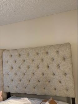 Ashley’s furniture queen upholstered bed frame