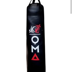 OMA / Quick Link Martial Arts New Boxing Gloves (large) and hanging Heavy Punching Bag 