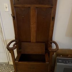 Hall Tree, Coat Rack, Storage 