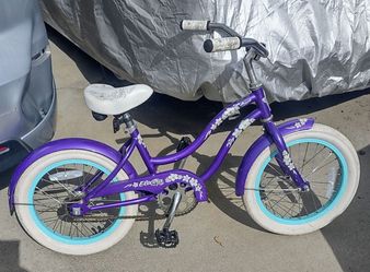 Electra Kids 16" Hawaii Purple Beach Cruiser Bicycle Bike - Kid's Children's Child's
