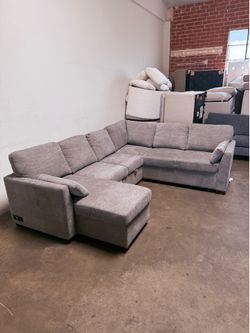 Coddle Luke Sleeper Sectional with Reversible Chaise and Storage