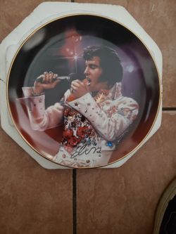 Elvis Pressley Plate