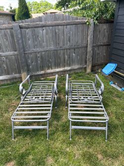 Chaise lounges for both