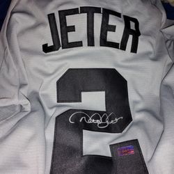 Derek Jeter Signed Autograph Coa Jersey Autographed New York Yankees