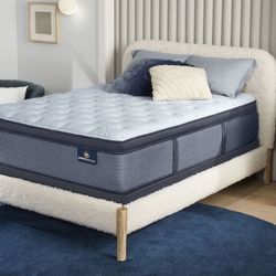 King Size Mattress Serta Perfect Sleeper 14” Inches Thick Pillow Top With Its Plastic Direct From Factory Same Day Delivery  