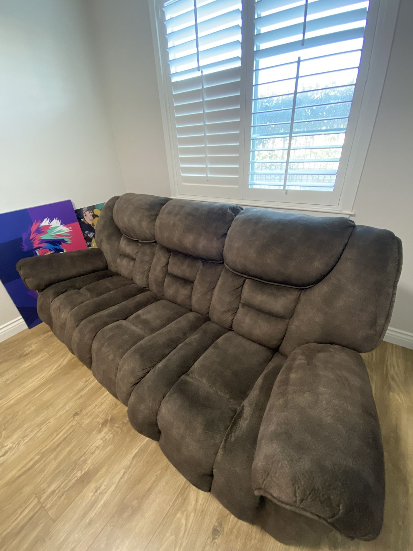 Sofa Set Recliner Almost New