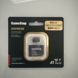 GameStop 512GB Express Micro SD Card for Nintendo Switch 2
