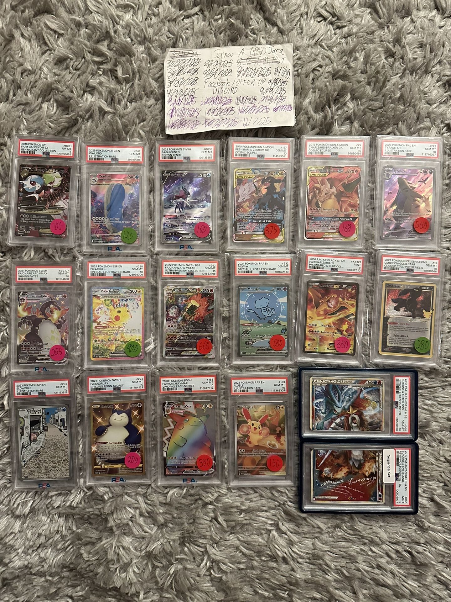 Pokémon Cards, Sealed, And Slabs