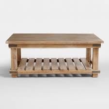 World Market Cameron Coffee Table • Rustic Driftwood