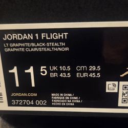 Jordan 1 Flight - BRAND NEW  SIZE 11.5