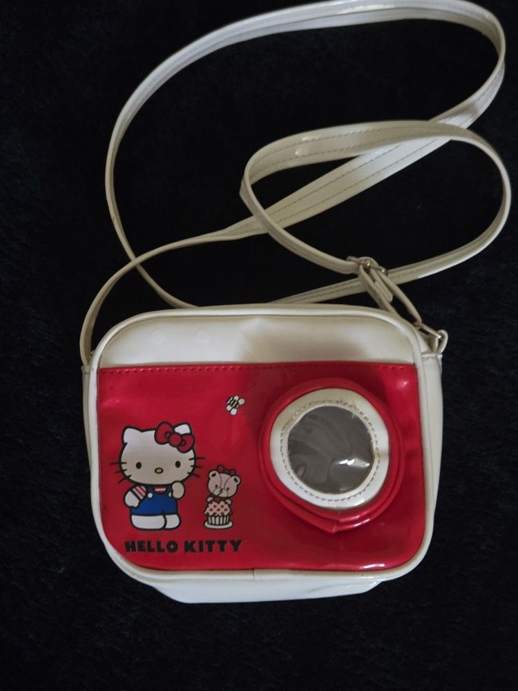 Hello Kitty Camera Crossbody Red Brand