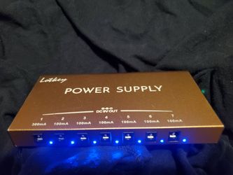 Guitar 🎸 pedal power supply. Holds great charge.  Lotkey brand. What you see is what you get . Firm price