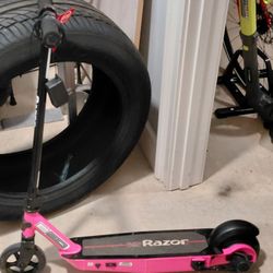 Pink Electric Scooter 