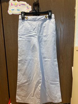 Lavender Girls Wide Leg Pants Sz 7/8