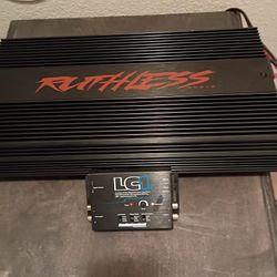 Amp And Subwoofer