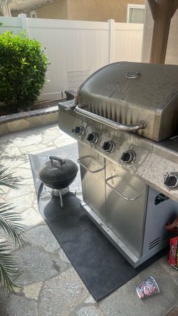 Nexgrill 4-Burner Stainless Steel Gas Grill Webber too