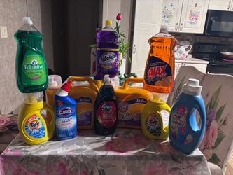 Household Cleaning Products Bundle Lot