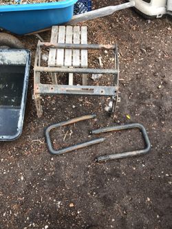 Bronco front bumper with winch plate