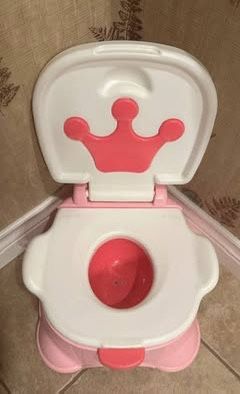 Fischer-Price Royal PINK PRINCESS Toddler Training Toilet/Step Stool