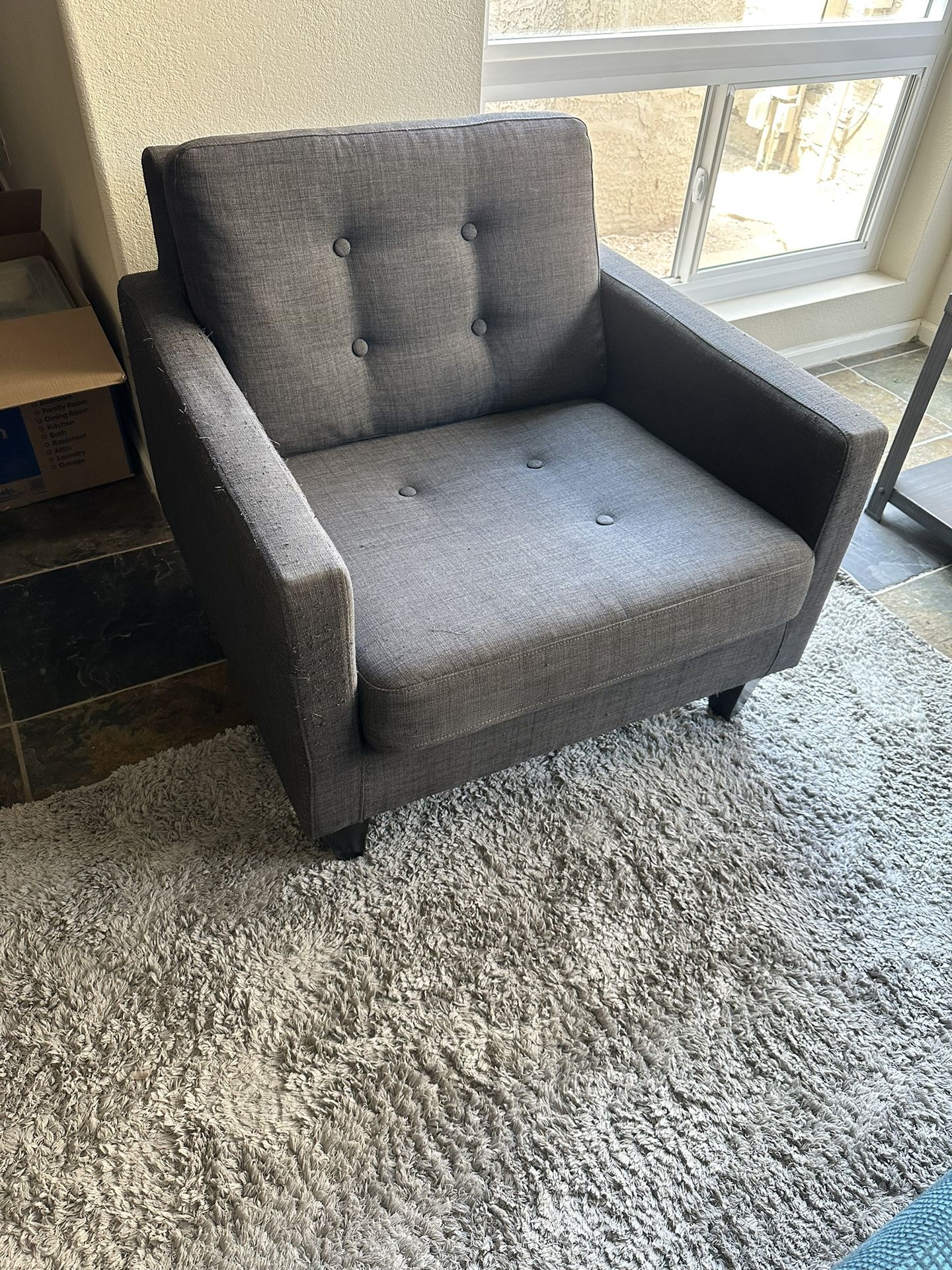 Gray Accent Chair