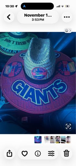 Giants straw hat