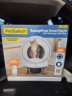 PetSafe ScoopFree SmartSpin Self-Cleaning Litter Box
