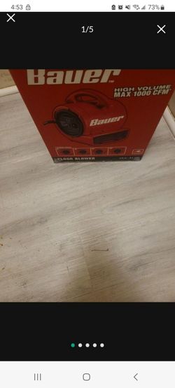 Bauer High Volume Max Floor Blower....
