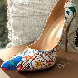 Whiteboard Art Pop Heels