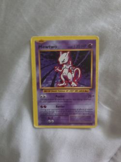 2016 pokemon tcg mewtwo (51/108) XY evolutions rare
